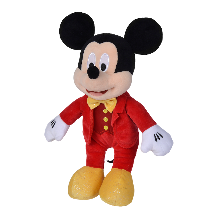  mickey souris peluche costume rouge 25 cm 